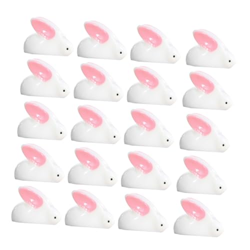 VICASKY 30 Stück Mikro Landschaft Kaninchen Frosch Kleine Enten Pool Mini Figuren Puppenhaus Plüsch Miniatur Mini Tier Fee Spielzeug Känguru Kleine Mini Enten Dinosaurier von VICASKY