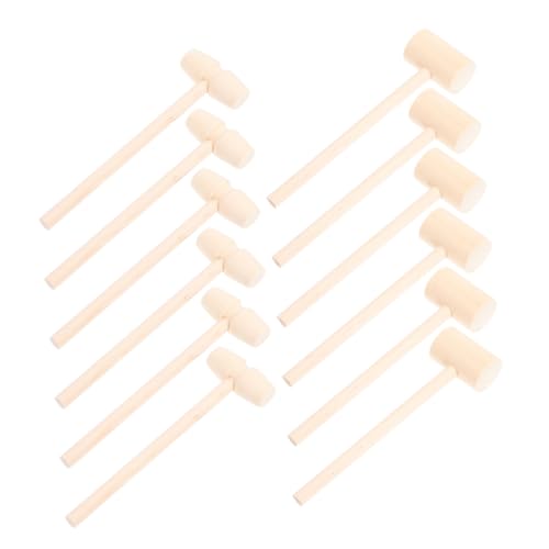 VICASKY 30 Stück Teiliges Mini holzhammer Kleine Holzklopfer aus Natürlichem Holz Pädagogisches Werkzeug für Handwerkliches Hämmern Sicher und Langlebig für Geburtstags Rollenspiele VICASKY 30 Stück Teiliges Mini holzhammer Kleine Holzklopfer aus Natürlichem Holz Pädagogisches Werkzeug für Handwerkliches Hämmern Sicher und Langlebig für Geburtstags Rollenspiele von VICASKY