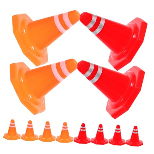 VICASKY 30 Stück Teiliges Verkehrsleitkegel aus Robustem Rote und Orange Markierungskegel Sandtisch Zubehör für DIY Modelle Lernspielzeug zur Verkehrserziehung VICASKY 30 Stück Teiliges Verkehrsleitkegel aus Robustem Rote und Orange Markierungskegel Sandtisch Zubehör für DIY Modelle Lernspielzeug zur Verkehrserziehung von VICASKY