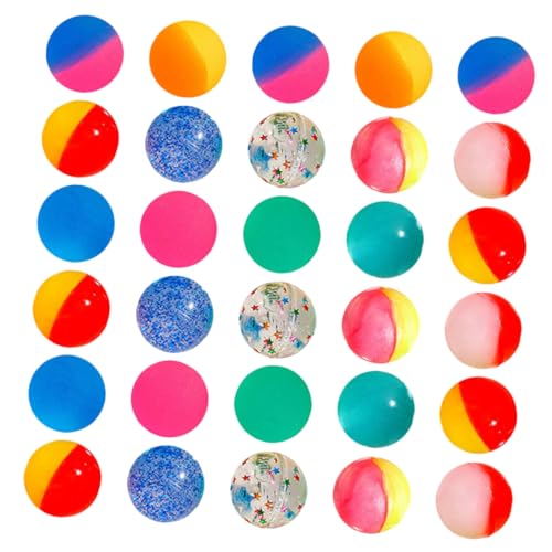 VICASKY 30St Hüpfball flummies f�r hupfball für Geschenkidee Bouncy Balls Langlebige Bouncy Balls springende Bälle Automatenkugel Mini-Hüpfbälle Plastik von VICASKY
