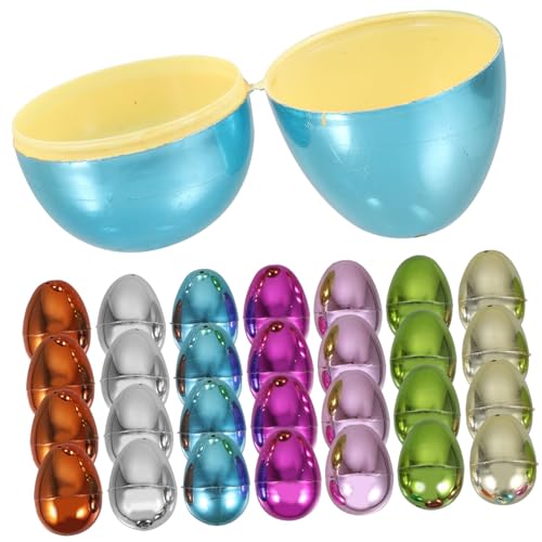 VICASKY 30Stücke Befüllbare Ostereier Große Ostereier für Wiederverwendbare Dekorationen für Ostergeschenke und Festlichkeiten zum Füllen mit Süßigkeiten VICASKY 30Stücke Befüllbare Ostereier Große Ostereier für Wiederverwendbare Dekorationen für Ostergeschenke und Festlichkeiten zum Füllen mit Süßigkeiten von VICASKY