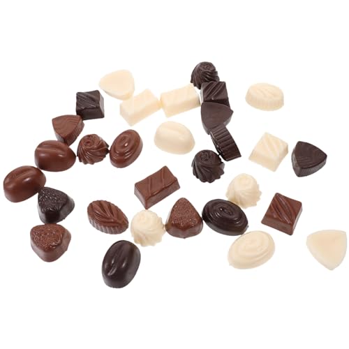 VICASKY 30st Künstliche Schokolade Biegbar Miniatur-zubehör Dessert Aus Künstlichen Lebensmitteln Lebensmittel Schokoriegel Masse Spielzeugnahrung Künstlicher Keks Gefälscht PVC VICASKY 30st Künstliche Schokolade Biegbar Miniatur-zubehör Dessert Aus Künstlichen Lebensmitteln Lebensmittel Schokoriegel Masse Spielzeugnahrung Künstlicher Keks Gefälscht PVC von VICASKY