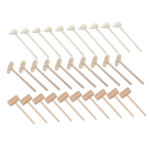 VICASKY 30st Mini-gummihammer Werkzeuge Für Mini- Spiele Hammer Spielzeugnahrung Kleinkinder Schlaghammer Quietschendes Hammerspielzeug Spielzeugspeicher Hölzern VICASKY 30st Mini-gummihammer Werkzeuge Für Mini- Spiele Hammer Spielzeugnahrung Kleinkinder Schlaghammer Quietschendes Hammerspielzeug Spielzeugspeicher Hölzern von VICASKY