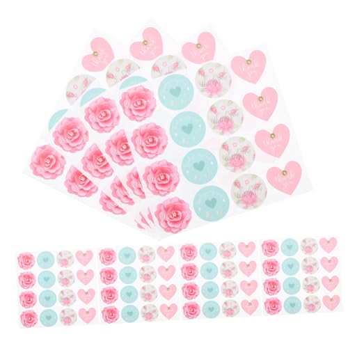 VICASKY 32 Blatt personalisierte Sticker personalisierte Aufkleber geschenksticker Label Sticker Book Stickers Geschenkaufkleber Etikettenaufkleber für den Haushalt Oberflächenheller Film von VICASKY