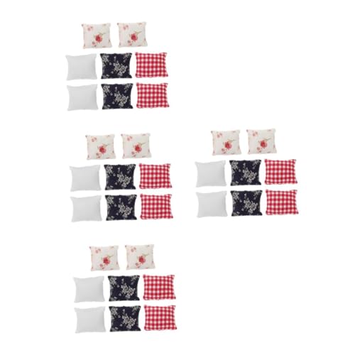 VICASKY 32 Puppenhaus Miniatur Kissen Teiliges Miniaturkissen Verschleißfestes Dekokissen für Puppenhaus Wohnzimmer Sofa Schlafzimmer Realistische Miniatur Deko Zubehör VICASKY 32 Puppenhaus Miniatur Kissen Teiliges Miniaturkissen Verschleißfestes Dekokissen für Puppenhaus Wohnzimmer Sofa Schlafzimmer Realistische Miniatur Deko Zubehör von VICASKY