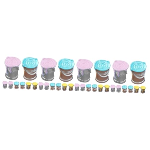 VICASKY 32 Stück Simulierter Farbeimer Mini Requisite Mini Verzierung Winziges Farbeimer Modell Mini Dekoration Kleine Dekoration Mini Layout Farbeimer VICASKY 32 Stück Simulierter Farbeimer Mini Requisite Mini Verzierung Winziges Farbeimer Modell Mini Dekoration Kleine Dekoration Mini Layout Farbeimer von VICASKY