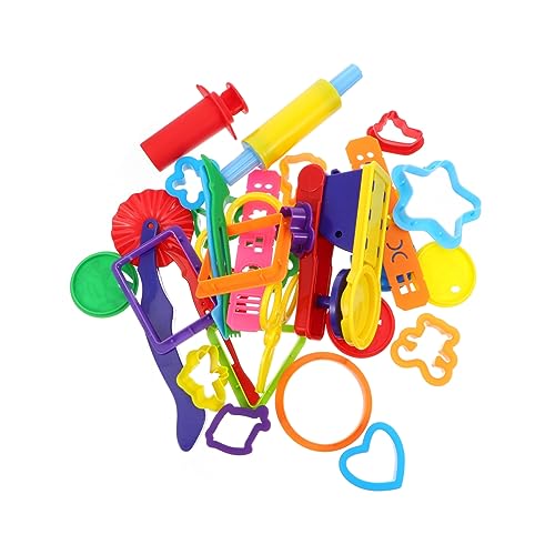 VICASKY 32 Teiliges Set Knete Werkzeuge Für DIY Ausstechformen Für Nudeln Knete Und Plastilin Kreative Bastelwerkzeuge Bunten Farben Ideal Für Kunst Und Handwerksprojekte VICASKY 32 Teiliges Set Knete Werkzeuge Für DIY Ausstechformen Für Nudeln Knete Und Plastilin Kreative Bastelwerkzeuge Bunten Farben Ideal Für Kunst Und Handwerksprojekte von VICASKY