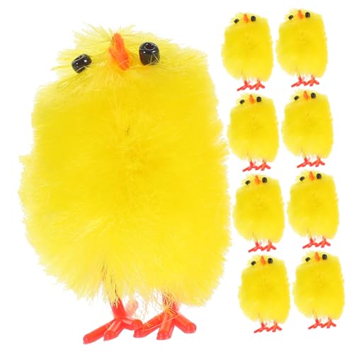VICASKY Pcs Ostern Küken Plüsch Spielzeug Mini Flauschigen Huhn Dekorationen Für Ostern Party Küken Dekorationen Set von VICASKY