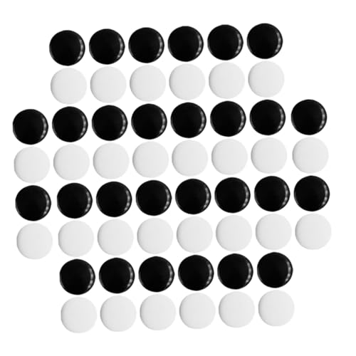 VICASKY 360 Stück Go Schachsteine aus Hochwertigem Melamin Doppelseitige Schwarze und Weiße Steine für Zuhause und Spieleabende Langlebig und Praktisch für Go Spiele VICASKY 360 Stück Go Schachsteine aus Hochwertigem Melamin Doppelseitige Schwarze und Weiße Steine für Zuhause und Spieleabende Langlebig und Praktisch für Go Spiele von VICASKY