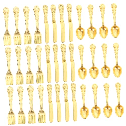 VICASKY 12 Set Puppenhaus Esszimmer Besteck & Modell Spielzeug Zubehör Für Kinder VICASKY 12 Set Puppenhaus Esszimmer Besteck & Modell Spielzeug Zubehör Für Kinder von VICASKY