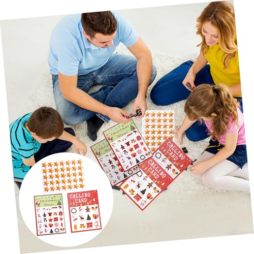 VICASKY 37 Stück Teiliges Bingo Spielkarten mit Bunten Mustern für Partyspiele Gesellschaftsspiel für Erwachsene und Sichere und Unterhaltsame Spielkarten für Valentinstag und Festliche VICASKY 37 Stück Teiliges Bingo Spielkarten mit Bunten Mustern für Partyspiele Gesellschaftsspiel für Erwachsene und Sichere und Unterhaltsame Spielkarten für Valentinstag und Festliche von VICASKY