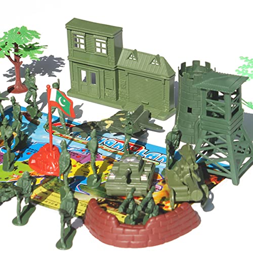 VICASKY 37st Soldatenmodell Szenenspielzeug Figur Spielspielzeug Vorgeben Militärszene Militärisches Sandtischspielzeug Militärsoldat Spielset Green VICASKY 37st Soldatenmodell Szenenspielzeug Figur Spielspielzeug Vorgeben Militärszene Militärisches Sandtischspielzeug Militärsoldat Spielset Green von VICASKY