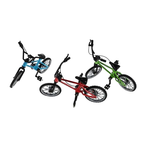 VICASKY 3Sätze Mini Finger Fahrrad Modell Austauschbares Fahrrad mit Rädern Teiliges für Kognitives und Desktop Dekoration VICASKY 3Sätze Mini Finger Fahrrad Modell Austauschbares Fahrrad mit Rädern Teiliges für Kognitives und Desktop Dekoration von VICASKY