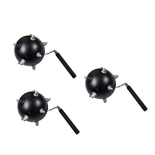 VICASKY 3St Aufblasbarer Meteorhammer Aufblasbares für Kleinkindspielzeug kinderinstrumente musikinstrumente für PVC- aufblasbares Kinderspielzeug Black von VICASKY