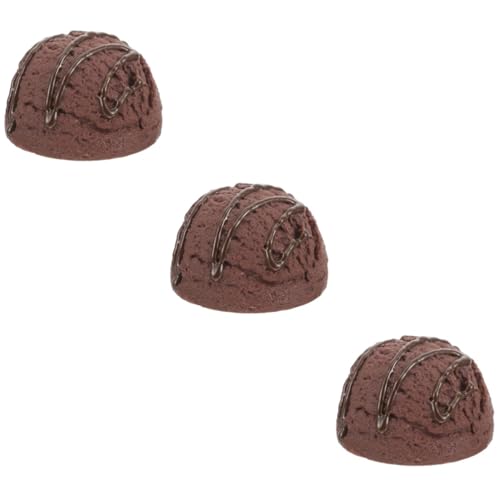 VICASKY 3St Eismodell gefälschtes Kuchenmodell Modell mit gefälschten Eiskugeln PVC Eiscreme Modell Kunststoff Modell Spielzeug Eisportionierer Eiscreme-Modell Eiskugeln Requisite von VICASKY