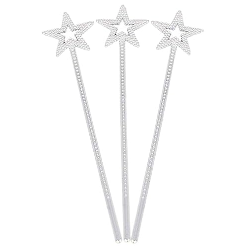 VICASKY 3St Engel Zauberstab Fairy Wand Kinderkleider kinderkleidung Kinderparty merksam Spiralen Mädchen Fee Zauberstäbe Requisite Star Zauberstab Partybevorzugung Feenstab Plastik Silver VICASKY 3St Engel Zauberstab Fairy Wand Kinderkleider kinderkleidung Kinderparty merksam Spiralen Mädchen Fee Zauberstäbe Requisite Star Zauberstab Partybevorzugung Feenstab Plastik Silver von VICASKY