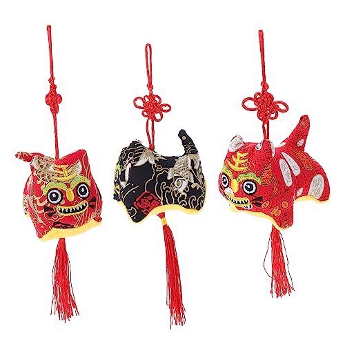 VICASKY 3St Günstiger Stofftiger Tigerspielzeug Plüsch-Babypuppe für kinderspielzeug für Stoffpuppen entzückende Stoffpuppenspielzeuge PP Baumwolle Black VICASKY 3St Günstiger Stofftiger Tigerspielzeug Plüsch-Babypuppe für kinderspielzeug für Stoffpuppen entzückende Stoffpuppenspielzeuge PP Baumwolle Black von VICASKY