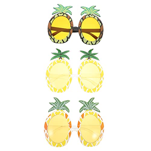 VICASKY 3St Hawaiianische Brille kindersonnenbrille sonnenbrille lustige sonnenbrille party sonnenbrillen brille für Obstgläser Neuartige Sonnenbrille Ananas VICASKY 3St Hawaiianische Brille kindersonnenbrille sonnenbrille lustige sonnenbrille party sonnenbrillen brille für Obstgläser Neuartige Sonnenbrille Ananas von VICASKY