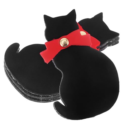 VICASKY Süße Lesezeichen mit Katzenaufklebern 3er-Pack Lesezeichen Aus Leder für Buchliebhaber und Jungen und Mädchen VICASKY Süße Lesezeichen mit Katzenaufklebern 3er-Pack Lesezeichen Aus Leder für Buchliebhaber und Jungen und Mädchen von VICASKY