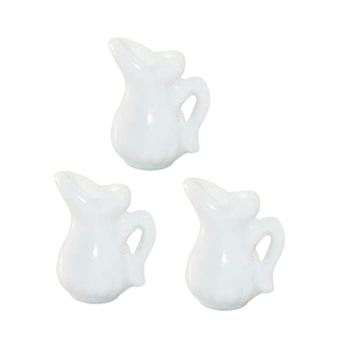 VICASKY 3St Mini- -Dekore Bausätze Puppenhausmöbel Essen Transporter miniaturfiguren miniaturen Figuren Miniatures Mini-Hausbedarf Mini- -DIY-Accessoires Miniaturtöpfe Weiß VICASKY 3St Mini- -Dekore Bausätze Puppenhausmöbel Essen Transporter miniaturfiguren miniaturen Figuren Miniatures Mini-Hausbedarf Mini- -DIY-Accessoires Miniaturtöpfe Weiß von VICASKY