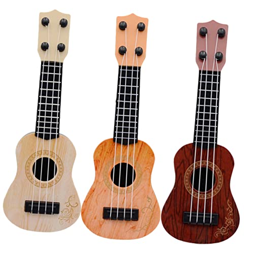 VICASKY 3St Mini-Ukulele Musikspielzeug für Kindergitarre Gitarrenspielzeug für Anfänger Spielzeug für Mädchen Musikinstrumente Musikalisches Erleuchtungsspielzeug Junge von VICASKY