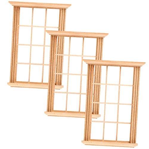 VICASKY 3St Modell Fensterrahmen Mini-Ornamente zum Basteln Miniatur-Dinge Miniaturmöbel Minifenster zum Basteln Mini- -Fensterrahmen Miniatur-Fensterrahmen Miniaturfenster Holz VICASKY 3St Modell Fensterrahmen Mini-Ornamente zum Basteln Miniatur-Dinge Miniaturmöbel Minifenster zum Basteln Mini- -Fensterrahmen Miniatur-Fensterrahmen Miniaturfenster Holz von VICASKY