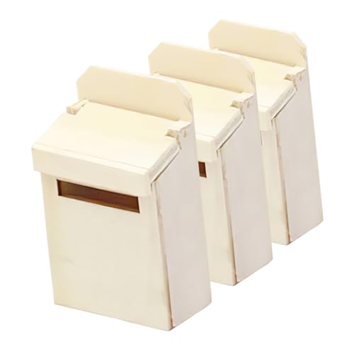 VICASKY 3St Puppenhaus Briefkasten holzspielzeug Schreibtisch Dekoration Holzpostkasten Mini- - Mini-Briefkästen Briefkasten zur Dekoration Puppenhaus-Miniaturzubehör hölzern Beige VICASKY 3St Puppenhaus Briefkasten holzspielzeug Schreibtisch Dekoration Holzpostkasten Mini- - Mini-Briefkästen Briefkasten zur Dekoration Puppenhaus-Miniaturzubehör hölzern Beige von VICASKY