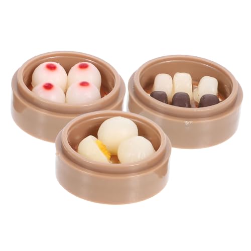 VICASKY 3St Puppenhaus-Snacks für kinderspielzeug spielsachen Kid Toys Toys Food-Modell Mini-Modell Lebensmittelmodell aus Harz Umweltharz von VICASKY