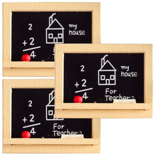 VICASKY 3St Puppentafel für kinderspielzeug Kinderzimmer-Dekoration -Accessoires Toys Korbdeckel Kaninchen versorgen Tischplattenmodell Holz von VICASKY