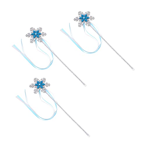 VICASKY Schneeflocken-feen-Set 3-teilig Dekorative Zauberstäbe Kostüm-Requisiten Für Jungen Und Mädchen Für Halloween Und Partys von VICASKY