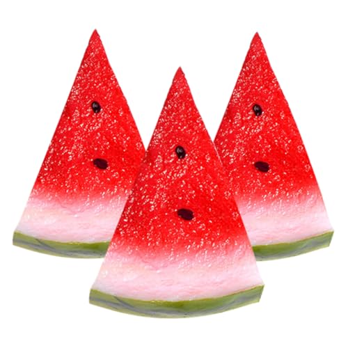 VICASKY 3St Simulierte Wassermelonenscheiben chee gesc Fruit The Photograph spilzeug Obst gefälschte Limettenscheiben dekorative Wassermelonenmodelle kreatives wassermelonenmodell PVC rot VICASKY 3St Simulierte Wassermelonenscheiben chee gesc Fruit The Photograph spilzeug Obst gefälschte Limettenscheiben dekorative Wassermelonenmodelle kreatives wassermelonenmodell PVC rot von VICASKY