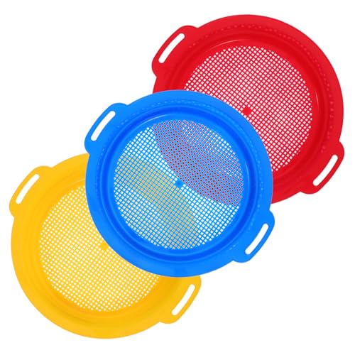 VICASKY Strandsandspielzeug Für Jungen Und Mädchen 3-teiliges Sandsieb-Set Robustes Sandsieb-Spielzeug Aus Kunststoff Für Die Spielzeit VICASKY Strandsandspielzeug Für Jungen Und Mädchen 3-teiliges Sandsieb-Set Robustes Sandsieb-Spielzeug Aus Kunststoff Für Die Spielzeit von VICASKY