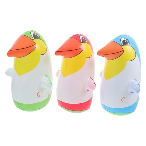 VICASKY 3St aufblasbarer Pinguin Aufblasbares Tierspielzeug Aufblasbares Pinguinkostüm für Kinder spielzeug für kinder kinderspielzeug Kinderkleidung babyspielzeug Pinguin-Spielzeug Pop 3d von VICASKY