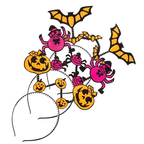 VICASKY 3Stücke Halloween Haarreifen mit Kürbis Fledermaus Perfektes Kostüm Accessoire für Halloween Partys für VICASKY 3Stücke Halloween Haarreifen mit Kürbis Fledermaus Perfektes Kostüm Accessoire für Halloween Partys für von VICASKY