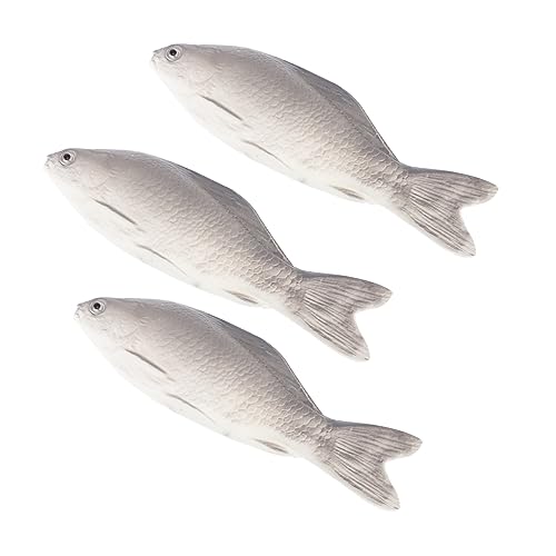 VICASKY 3Stücke Künstliche Fischmodelle Dekorative Requisiten für Fotografie Tischdeko Lernspielzeug für Zuhause Büro von VICASKY