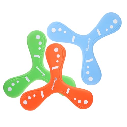 VICASKY 3stücke Weicher Rückkehr-Boomerang Und Fliegendes Spielzeug Für Junge Mädchen Für Outdoor-aktivitäten Camping Und Freizeitspiele Bunten Farben VICASKY 3stücke Weicher Rückkehr-Boomerang Und Fliegendes Spielzeug Für Junge Mädchen Für Outdoor-aktivitäten Camping Und Freizeitspiele Bunten Farben von VICASKY