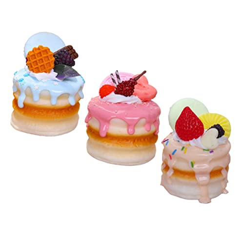 VICASKY Stabile Und Lebensechte Künstliche Kuchenmodelle 3er-Set Mit Kuchen-/Cupcake-Modellen Für Schaufenster Heimdekoration Und Fotoständer VICASKY Stabile Und Lebensechte Künstliche Kuchenmodelle 3er-Set Mit Kuchen-/Cupcake-Modellen Für Schaufenster Heimdekoration Und Fotoständer von VICASKY