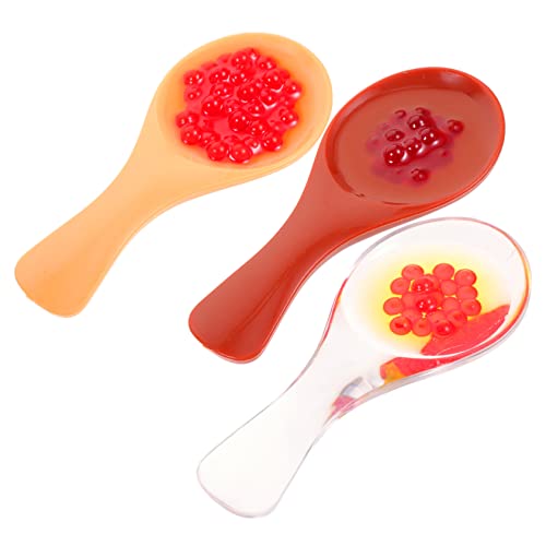 VICASKY 3st Bonbon-Modell Mini- Kinderspielzeug Zubehör Für Puppenhäuser Essensmodell Probieren Spielzeugnahrung Gefälschte Lebensmittel Realistisch PVC von VICASKY