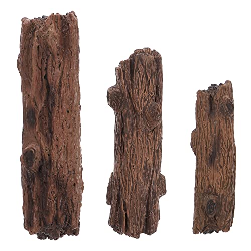 VICASKY Simulierte Mini-baumstümpfe Zum Basteln 3 Stück PVC-Miniatur-kunstbaumstümpfe Für Landschaftssimulationsstümpfe VICASKY Simulierte Mini-baumstümpfe Zum Basteln 3 Stück PVC-Miniatur-kunstbaumstümpfe Für Landschaftssimulationsstümpfe von VICASKY