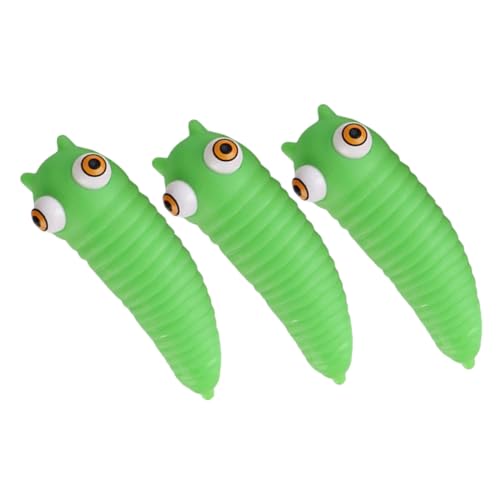 VICASKY Spielzeug 3er-Pack Fuzzy-quetschspielzeug Sensorisches Spielen Für Kinder Realistische Augen PVC-Material VICASKY Spielzeug 3er-Pack Fuzzy-quetschspielzeug Sensorisches Spielen Für Kinder Realistische Augen PVC-Material von VICASKY