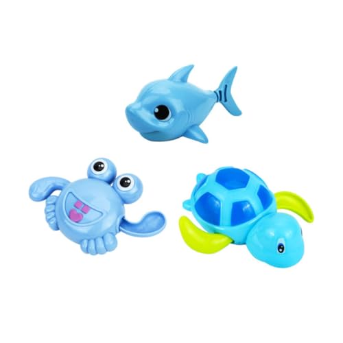 VICASKY Badespielzeug Für Kleinkinder 3-teiliges Aufzieh-badespielzeug Mit Meerestieren Pädagogisches Badespielzeug Für Kleinkinder Zufällige Farbe von VICASKY
