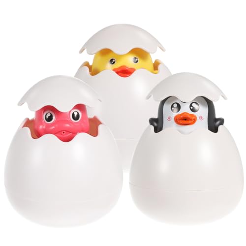VICASKY Bezauberndes Schwimmendes Badespielzeug-Set Für Kinder Wassersprüh-Eier Badespielzeug Für Kleinkinder Lustiges Badespielzeug Zufällige Farbe von VICASKY