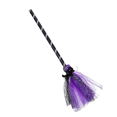 VICASKY 3stücke Halloween Besen Für Kreatives Kostümzubehör Für Hexenrollen Für Halloween-Partys Und Cosplay-veranstaltungen Dekorative Requisite von VICASKY