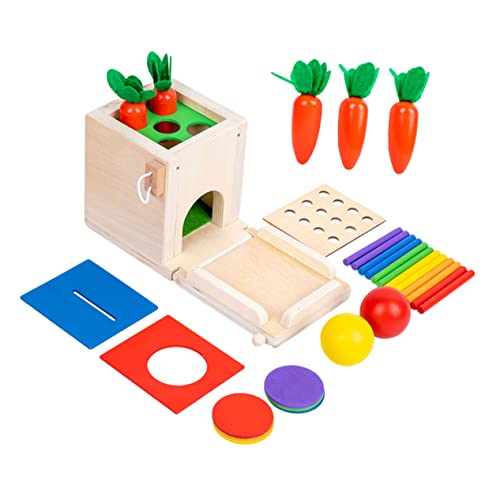 VICASKY 4 1 Montessori Holzspielzeug Für Intelligentes Sortierspiel Mit Farben Und Formen Kompaktes Lernspielzeug Zur Der Sensorischen Fähigkeiten Ideal Für Kleinkinder VICASKY 4 1 Montessori Holzspielzeug Für Intelligentes Sortierspiel Mit Farben Und Formen Kompaktes Lernspielzeug Zur Der Sensorischen Fähigkeiten Ideal Für Kleinkinder von VICASKY