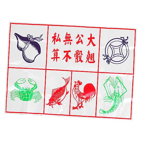VICASKY 4 Blätter Juguetes Adultos Requisiten Für Brettspiele Spielzeichnungen Partyspiel Zeichnen Fisch Garnelen Krabbe Gao Qing Klebeband Kind von VICASKY