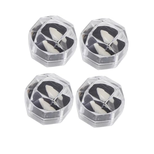 VICASKY 4 Paare Halloween-Zahnersatz Rollenspielender Zahnersatz Make-up-Requisiten Konfetti Halloween zähne Halloween Scherzartikel Festival-Gebiss Halloween-Teufel-Gebiss Harz Weiß VICASKY 4 Paare Halloween-Zahnersatz Rollenspielender Zahnersatz Make-up-Requisiten Konfetti Halloween zähne Halloween Scherzartikel Festival-Gebiss Halloween-Teufel-Gebiss Harz Weiß von VICASKY