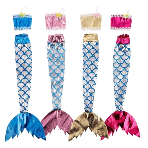 VICASKY Meerjungfrauenflosse Mädchen 4 Sätze Meerjungfrauenrock Meerjungfrau Bikini Mächen-Puppen-Bikini Feenkleid Mädchen Meerjungfrauenkleider Puppenkleidung Meerjungfrauen Prinzessin VICASKY Meerjungfrauenflosse Mädchen 4 Sätze Meerjungfrauenrock Meerjungfrau Bikini Mächen-Puppen-Bikini Feenkleid Mädchen Meerjungfrauenkleider Puppenkleidung Meerjungfrauen Prinzessin von VICASKY