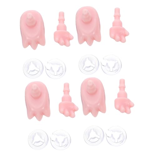 VICASKY 4 Sätze Miniatur Doll Hände Füße Kunststoff Gelenkte Ersatzteile für DIY Puppenherstellung Action Figuren Zubehör Kreative Reparatur und Anpassung VICASKY 4 Sätze Miniatur Doll Hände Füße Kunststoff Gelenkte Ersatzteile für DIY Puppenherstellung Action Figuren Zubehör Kreative Reparatur und Anpassung von VICASKY