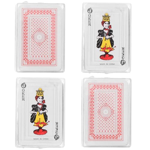 VICASKY 4 Sätze Puppenhaus für Mini-Deckkarten kleine Spielkarten kinderspielzeug Kid Toys Partykartenspiele für Erwachsene kleines Spielkartenset Papier VICASKY 4 Sätze Puppenhaus für Mini-Deckkarten kleine Spielkarten kinderspielzeug Kid Toys Partykartenspiele für Erwachsene kleines Spielkartenset Papier von VICASKY