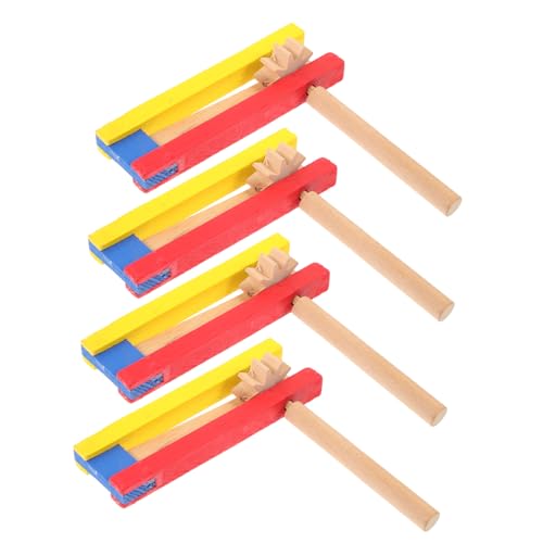 VICASKY 4 Stck Teiliges Holz Kastagnetten Langem Griff Pädagogisches Percussion Instrument für Ergonomisch Gestaltet Langlebig Klarer Klang Musikspielzeug Musikalischen Entwicklung VICASKY 4 Stck Teiliges Holz Kastagnetten Langem Griff Pädagogisches Percussion Instrument für Ergonomisch Gestaltet Langlebig Klarer Klang Musikspielzeug Musikalischen Entwicklung von VICASKY